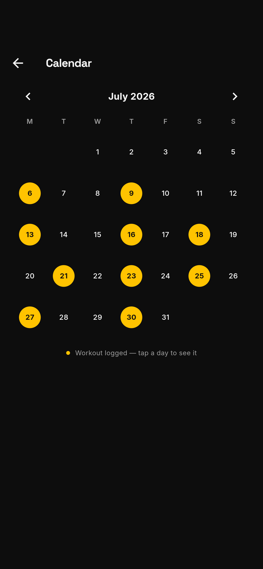 Simple Workout Tracker screenshot 6